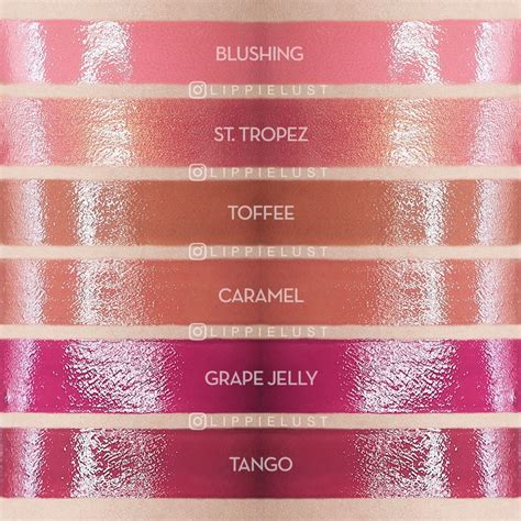 Swatches And Review Anastasia Beverly Hills Mini Summer Lip Gloss Set