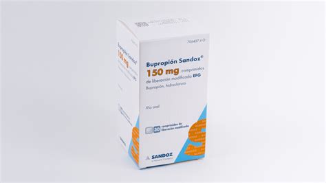 Bupropion Sandoz Efg Mg Comprimidos Liberacion Modificada