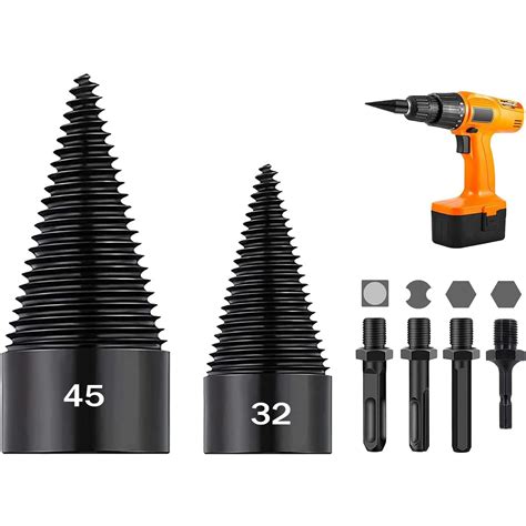 Amazon Wood Splitter Drill Bits Firewood Log Splitter Mm Mm