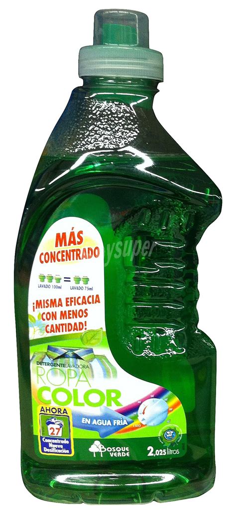 Bosque Verde Detergente Lavadora Liquido Ropa Color Botella 2025 Cc