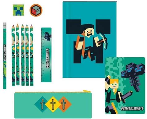 Minecraft Bumper Stationary Set 12 Delig