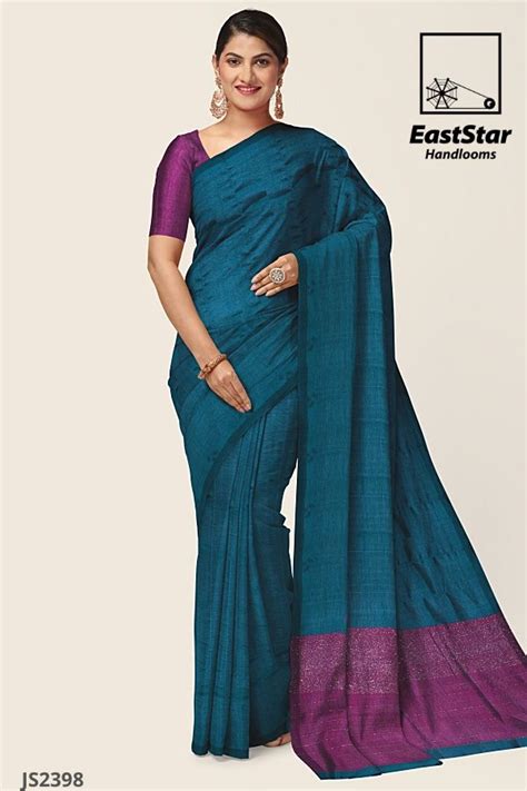 Blue Handlooms Silk Saree JS2398 East Star Handlooms