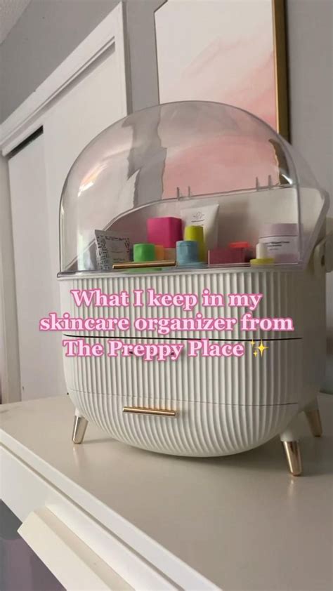 Preppy aesthetic skincare organizer | Preppy style summer, Skincare ...