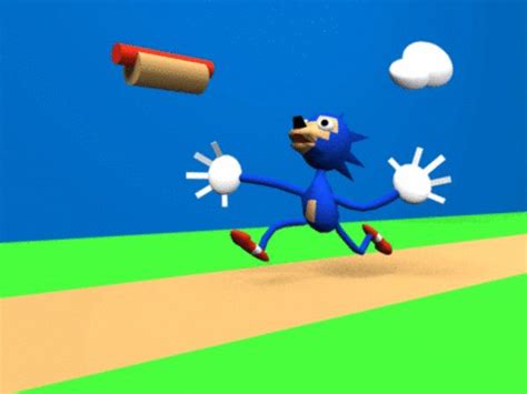 3D Sanic Sanic Hegehog Hungry Giphy Funny Pictures