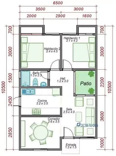 The Floor Plan For A Two Bedroom Apartment With An Attached Kitchen And