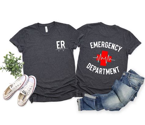 Emergency Department Shirt ER Nurse T Shirt Emergency Nurse Shirt ER