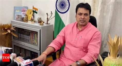 Former Tripura Cm Biplab Deb Alleges External Forces Interfering With