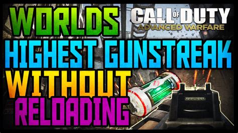 World Record Highest Gunstreak Without Reloading 40 Gunstreak YouTube