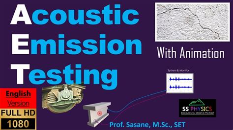 Acoustic Emission Testing Aet Ndt English Version Non Destructive