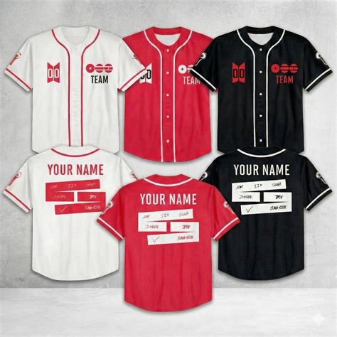 Custom Tour Bts Baseball Jersey Custom Baseball Jersey For Teen Girl