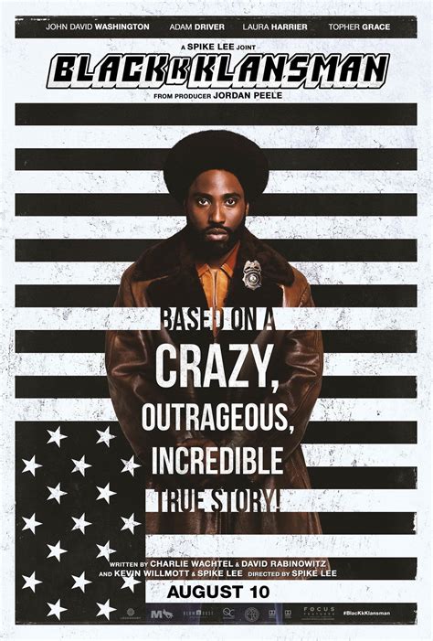 BlacKkKlansman (#3 of 3): Extra Large Movie Poster Image - IMP Awards