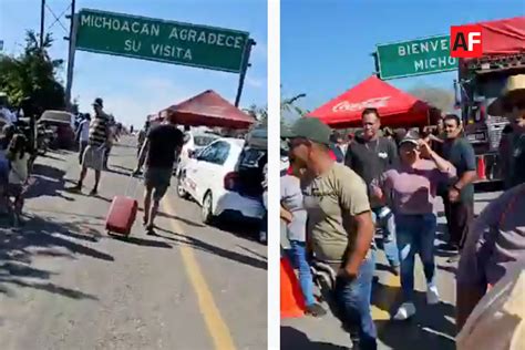 Con Bloqueo Poblaci N De Coahuayana Michoac N Pide Apoyo De Fuerzas