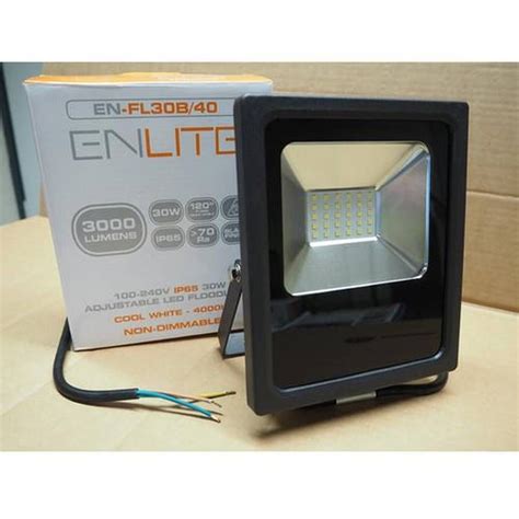 Enlite Helius Led Floodlight W K Lm Black Masterlight