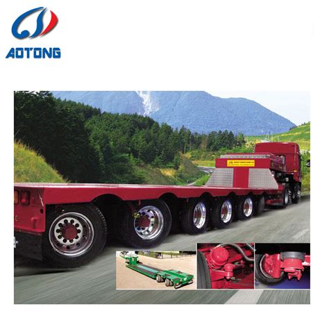 Ton Multi Axles Hydraulic Platform Modular Trailer For Sale Axle