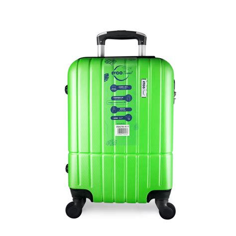 Maleta De Viaje Ligera Pul Etco Travel Equipaje De Mano Color Verde