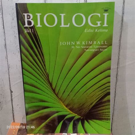 Jual BUKU BIOLOGI Edisi 5 Kelima Jilid 1 Karangan John W Kimball Prof