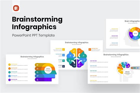 Brainstorming Infographics PowerPoint Template | Nulivo Market