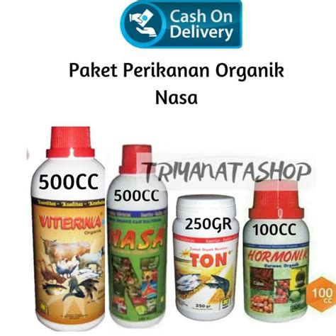 Paket Perikanan Organik Nasa Lengkap Paket Vitamin Pertumbuhan