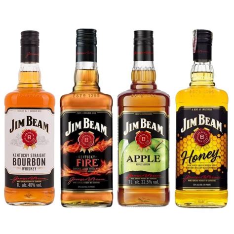 Kit Jim Beam Litro White Fire Apple Honey Na Fox Importadora