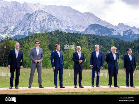 Schloss Elmau Germany 26th June 2022 Prime Minister Justin Trudeau