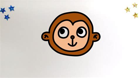 How To Draw Monkey Face - Notionnation Triptoli