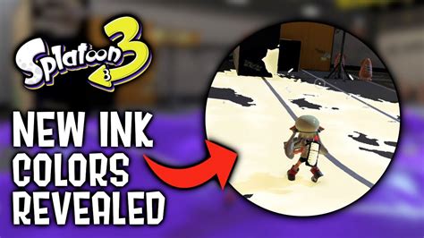 New Upcoming Ink Colors Revealed Splatoon 3 News YouTube