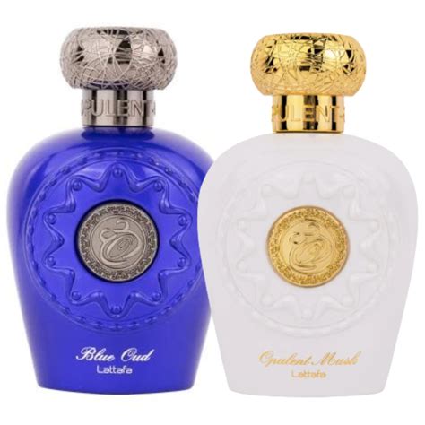 Pachet Parfumuri Lattafa 100 Ml Opulent Musk Blue Oud Fragando