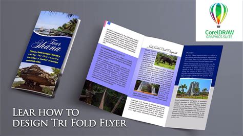 How To Design Tri Fold Flyer Flyer Design Coreldraw Tutorials