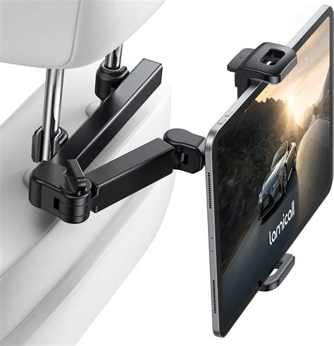 Lamicall Car Headrest Tablet Holder Extension Arm Adjustable