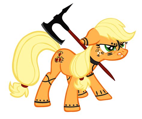 181193 Safe Artist Navitaserussirus Applejack Werewolf Axe