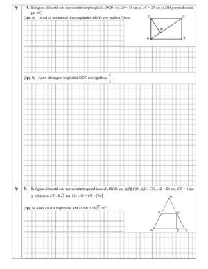 Model De Subiect La Matematic Pentru Evaluarea Na Ional