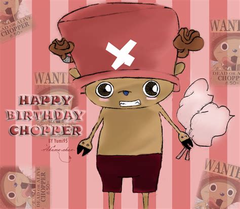 Happy Birthday Choppercolored By Yumi95 On Deviantart