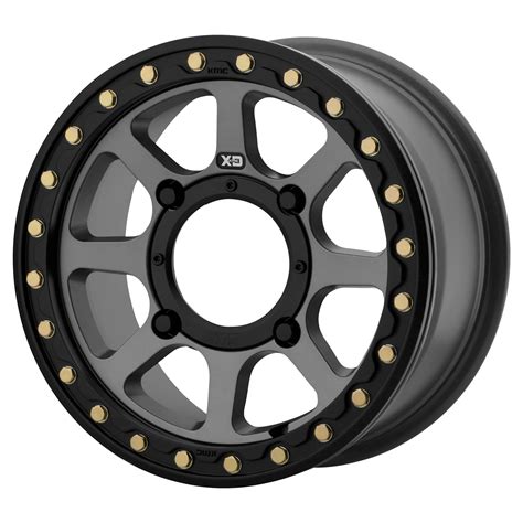 Kmc Wheels Xs Addict Utv Beadlock Wheel Satin Grey