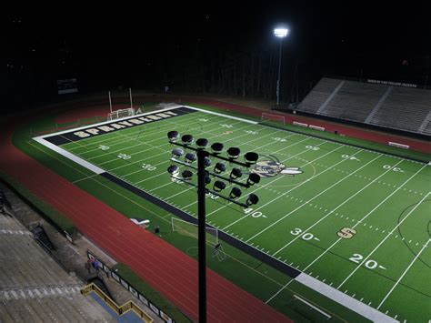 High School Football Stadium Lights