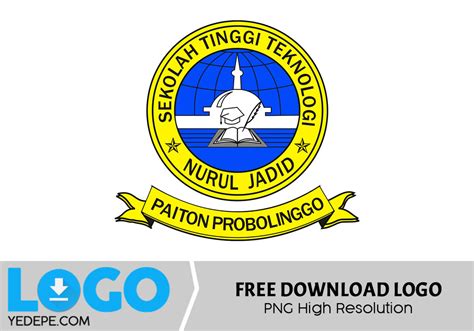 Logo Sekolah Tinggi Teknologi Nurul Jadid Probolinggo Free Download