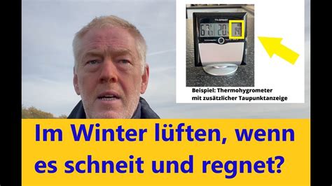 Kann Man Im Winter Getrost L Ften Wenn Es Schneit Regnet Infos Zur