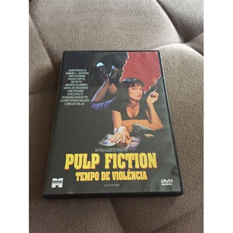 Dvd Pulp Fiction Tempo De Viol Ncia Quentin Tarantino Shopee Brasil