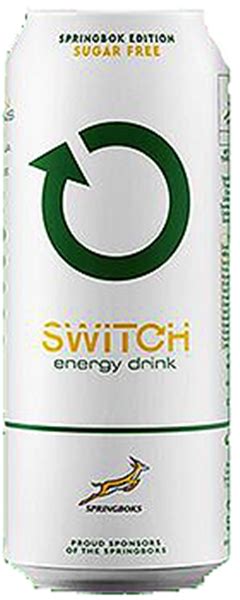 Switch Springbok Sugar Free Energy Drink 6 X 500ml Susmans Best Beef