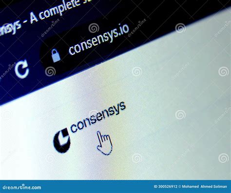 Consensys Blockchain Software Company Editorial Photography Image Of