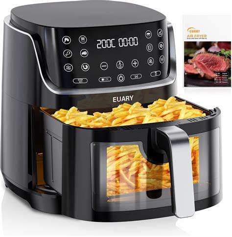 Euary Friggitrice Ad Aria Calda Litri W Air Fryer Xxl Con