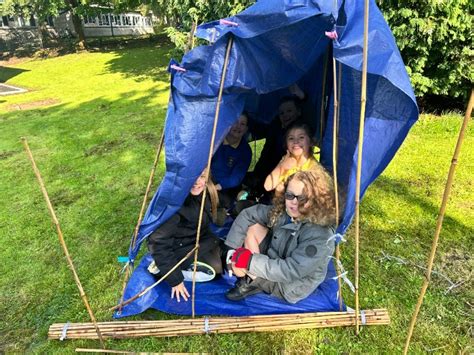 Viking Longhouses In Forest School