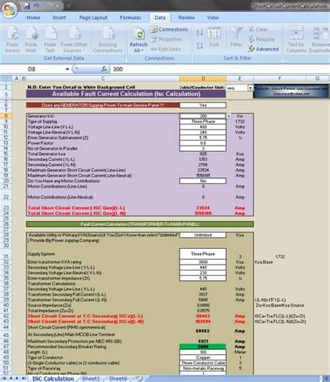 Short Circuit Current Calculation at Various Point of Electrical ...