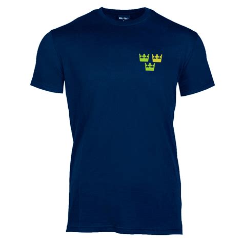 Tre Kronor T Shirts Marinblå T Shirts Militärkläder Armygross se