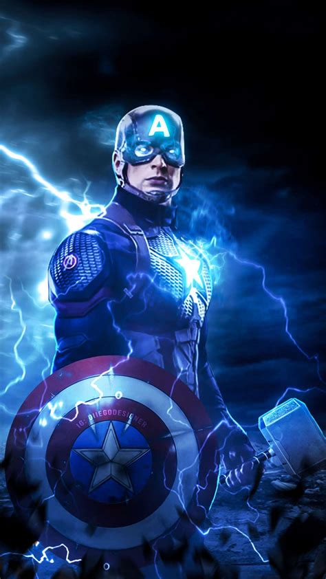 Avengers Endgame Captain America - 469x832 - Download HD Wallpaper ...