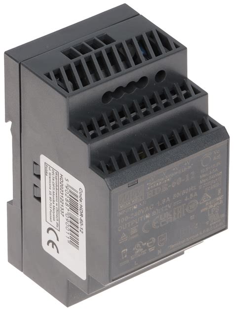 Switching Adapter Hdr Mean Well Din Rail Delta