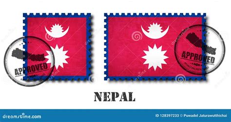 Nepalese Flag. 3D Waving Flag Design. The National Symbol Of Nepal, 3D ...