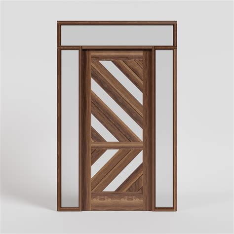 Monarch Modern Wood Front Door With Glass | RealCraft - RealCraft Barn Doors & Sliding Barn Door ...