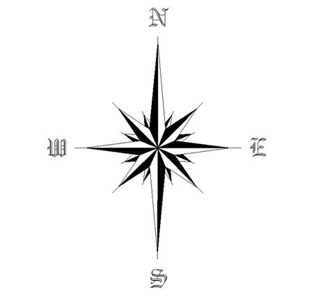 North Arrow Symbols Dwg Autocad Drawing Free Download On Clipartmag