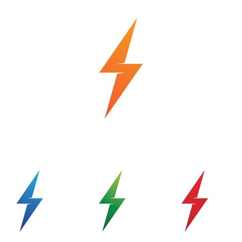 Thunderbolt logo and symbol vector 13634358 Vector Art at Vecteezy