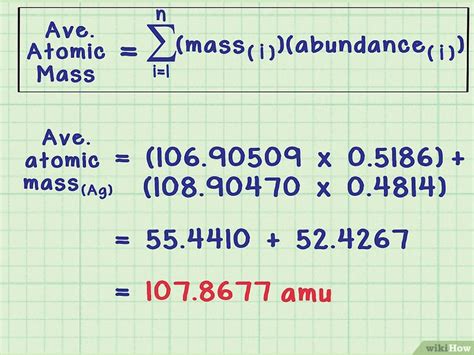 How to Find Average Atomic Mass: Step-by-Step Calculation